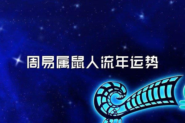 周易属鼠人流年运势