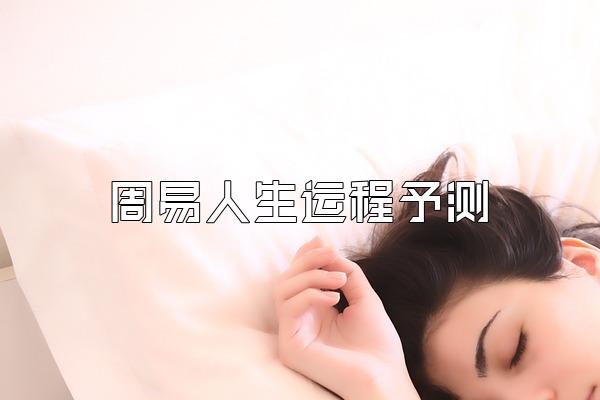 周易人生运程予测
