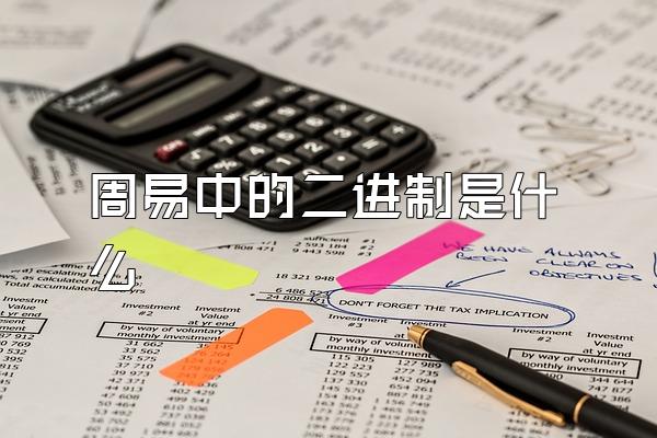周易中的二进制是什么